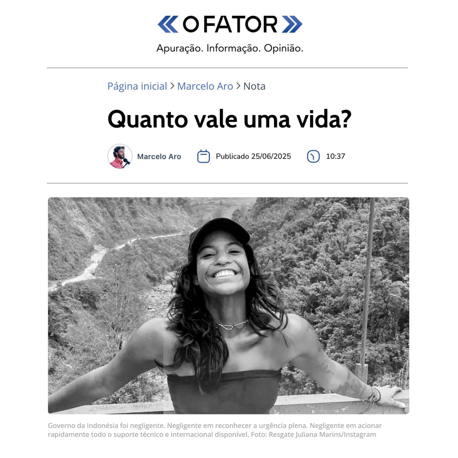 Quanto vale uma vida